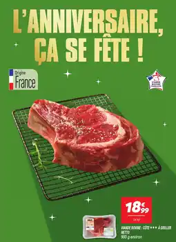 Netto Viande bovine : côte à griller offre