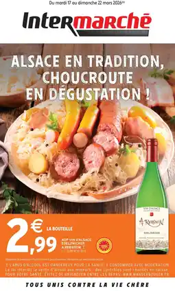Intermarché A.REBSTEIN Aop vin d'alsace edelzwicker offre