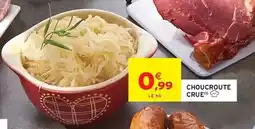 Intermarché Choucroute crue offre