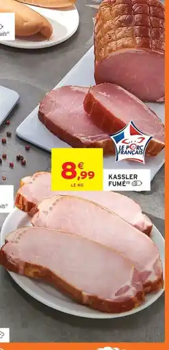 Intermarché Kassler fumé offre