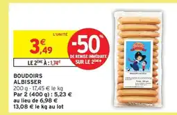 Intermarché ALBISSER Boudoirs offre