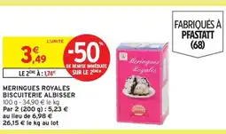 Intermarché Meringues royales biscuiterie albisser offre