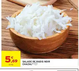 Intermarché Salade de radis noir chazal offre