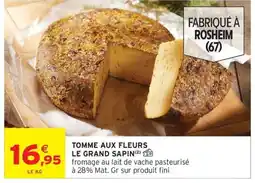 Intermarché Tomme aux fleurs offre