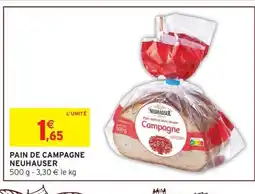 Intermarché NEUHAUSER Pain de campagne offre