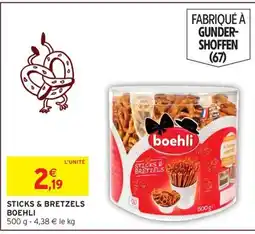 Intermarché BOEHLI Sticks & bretzels offre