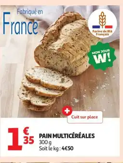 Auchan Supermarché Pain multicéréales offre
