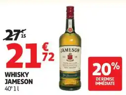 Auchan Supermarché JAMESON Whisky offre