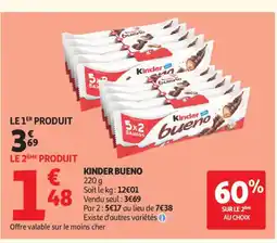 Auchan Supermarché KINDER Bueno offre