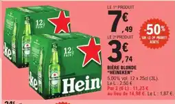 E.Leclerc Express HEINEKEN Bière blonde offre