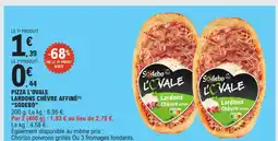 E.Leclerc Express SODEBO Pizza l'ovale lardons chèvre affiné offre