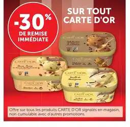 Bi1 CARTE D'OR Sur tout offre