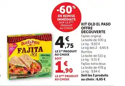 Bi1 Kit old el paso offre decouverte offre