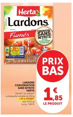 Bi1 HERTA Lardons conversation sans nitrite offre