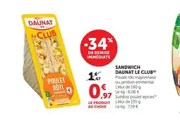 Bi1 DAUNAT Sandwich le club offre
