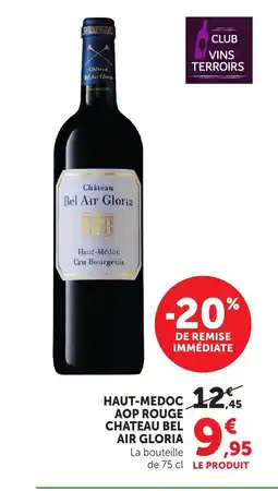 Bi1 CHATEAU BEL AIR GLORIA Haut-medoc 1 aop rouge offre
