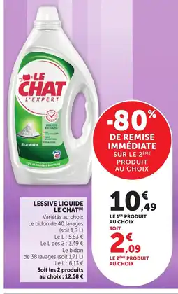 Bi1 LE CHAT Lessive liquide offre