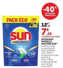 Bi1 SUN Detergent vaisselle machine offre