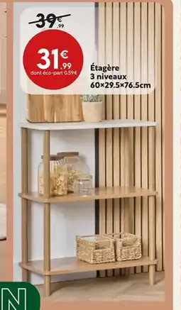 Maxi Bazar Étagère 3 niveaux offre