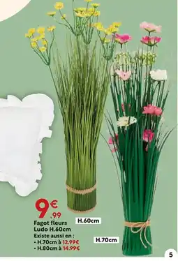 Maxi Bazar Fagot fleurs Ludo offre