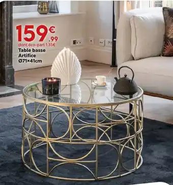 Maxi Bazar Table basse Artifice offre