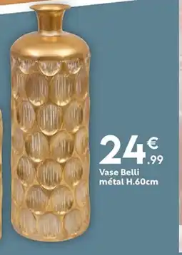 Maxi Bazar Vase Belli métal offre