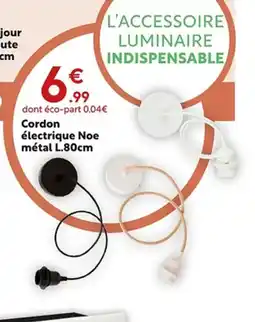 Maxi Bazar Cordon électrique Noe métal offre