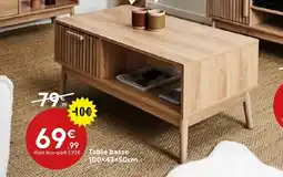 Maxi Bazar Table basse offre