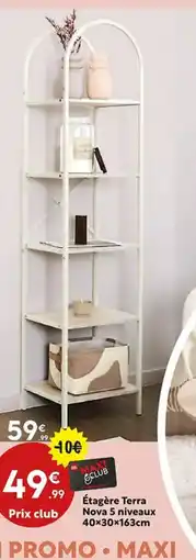 Maxi Bazar Étagère Terra Nova 5 niveaux offre