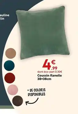 Maxi Bazar Coussin flanelle offre