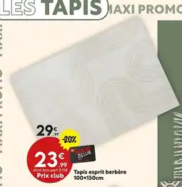 Maxi Bazar Tapis esprit berbère offre