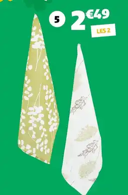 Gifi 2 torchons offre