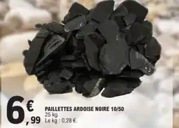 E.Leclerc Paillettes ardoise noire offre