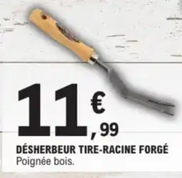 E.Leclerc Désherbeur tire-racine forgé offre