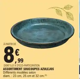 E.Leclerc Assortiment soucoupes azulejos offre
