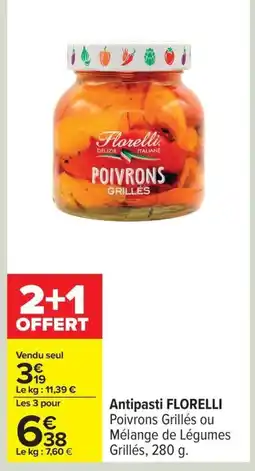 Carrefour FLORELLI Antipasti offre