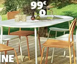 Gifi Table faro 6 couverts offre