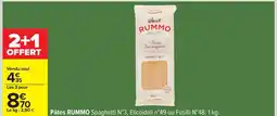Carrefour RUMMO Pâtes offre