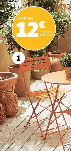 Gifi Chaise pliante rio offre