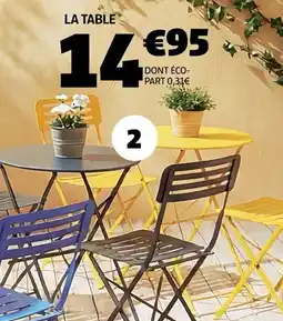 Gifi Table pliante rio offre