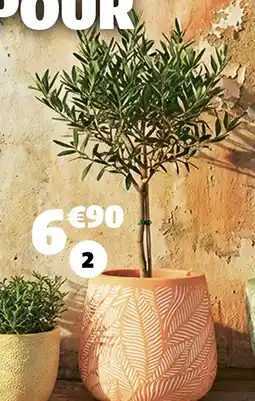 Gifi Cache pot terre cuite offre