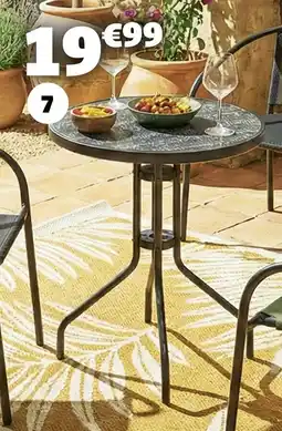 Gifi Table bistro maceo offre