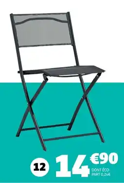 Gifi Chaise pliante oslow offre