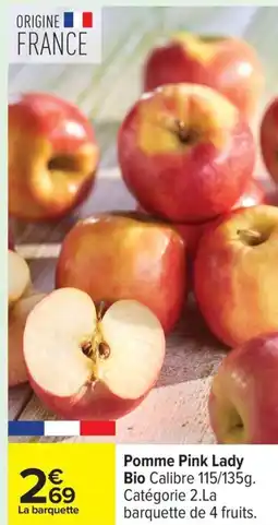 Carrefour Pomme Pink Lady Bio offre