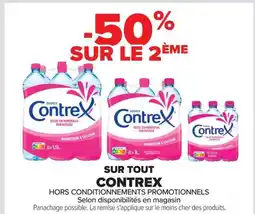 Carrefour CONTREX Sur tout offre