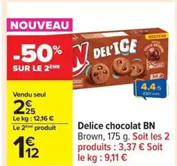 Carrefour BN Delice chocolat offre