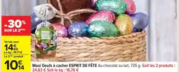 Carrefour ESPRIT DE FÊTE Maxi Oeufs à cacher offre