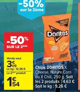 Carrefour DORITOS Chips offre