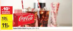 Carrefour COCA COLA Soda offre