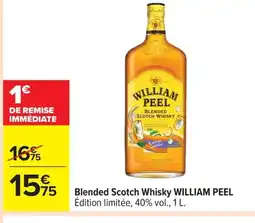 Carrefour WILLIAM PEEL Blended Scotch Whisky offre
